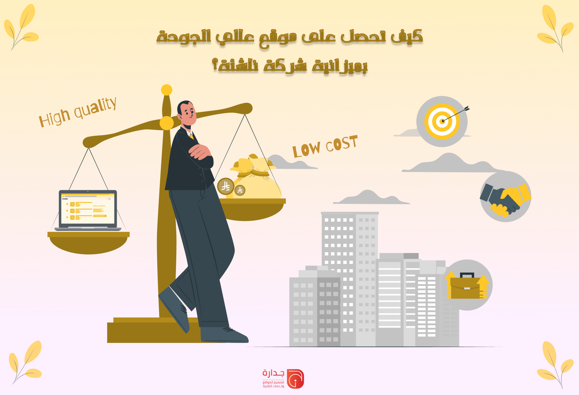 الميزانية والتصميم: كيف تحصل على موقع عالي الجودة بميزانية شركة ناشئة؟